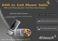 4Videosoft DVD to Cell Phone Suite screenshot